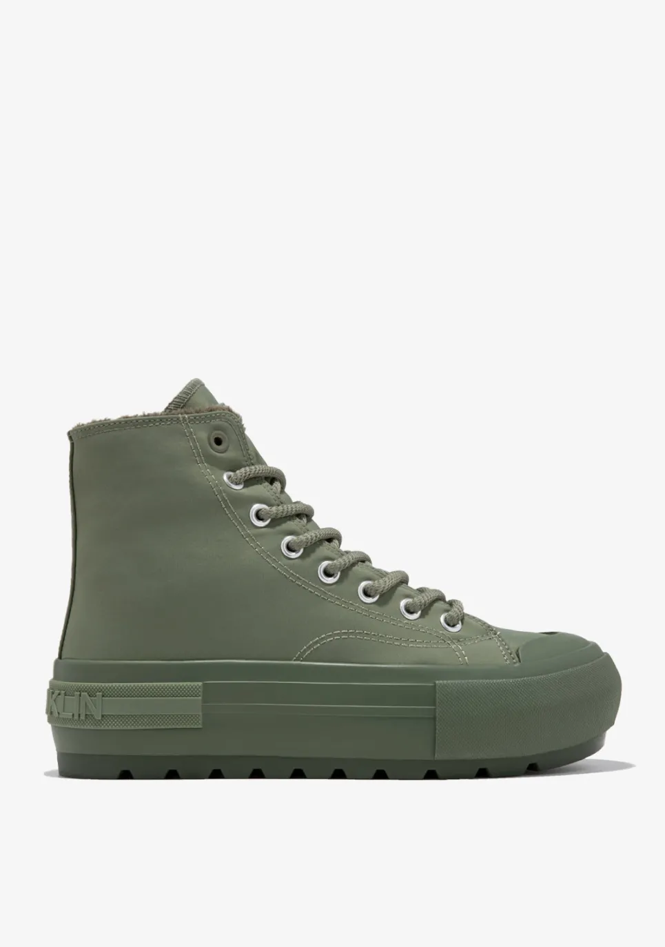 D.Franklin One Way Track Green|Damen Plattform-Sneakers|Sneakers