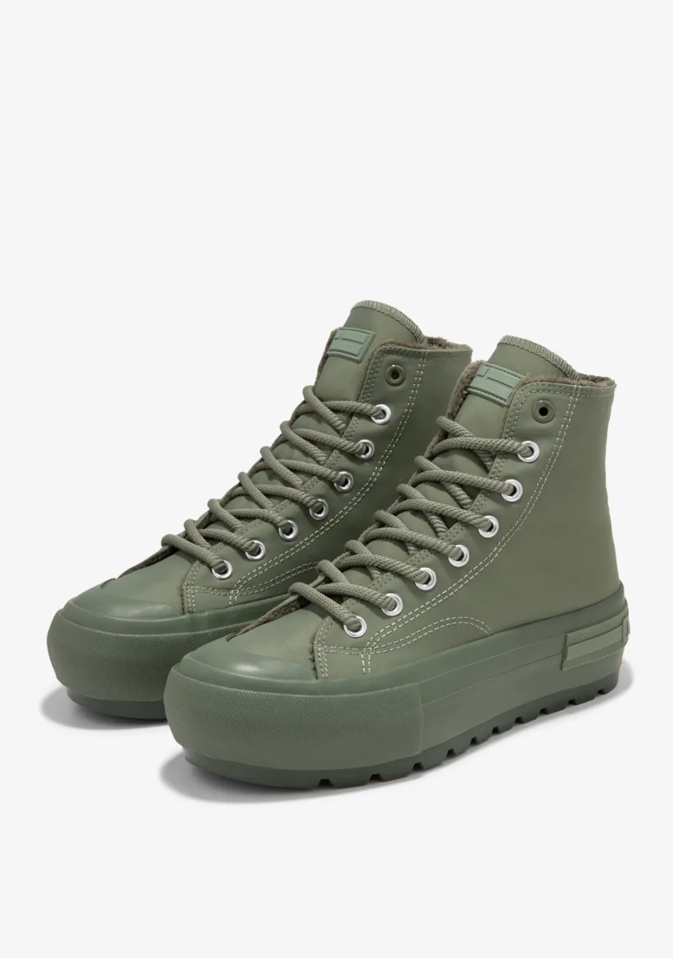 D.Franklin One Way Track Green|Damen Plattform-Sneakers|Sneakers