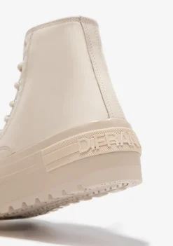 D.Franklin One Way Track Beige|Damen Plattform-Sneakers|Sneakers