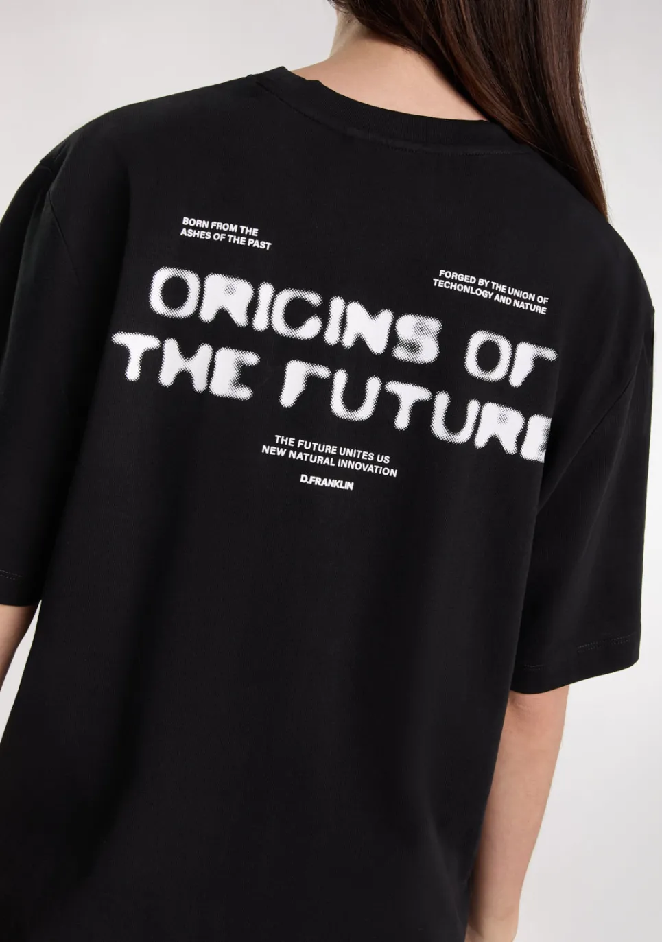 D.Franklin Origins T-Shirt Black / White|Damen T-Shirts|T-Shirts