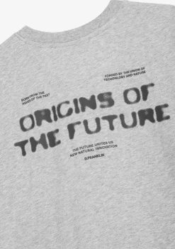 D.Franklin Origins T-Shirt Grey Melange / Anthracite|Damen T-Shirts|T-Shirts