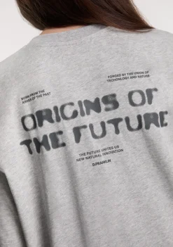 D.Franklin Origins T-Shirt Grey Melange / Anthracite|Damen T-Shirts|T-Shirts