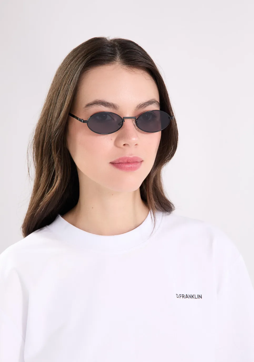 D.Franklin Oval Legacy Black / Black|Damen Ovale Sonnenbrillen|Ovale Sonnenbrillen