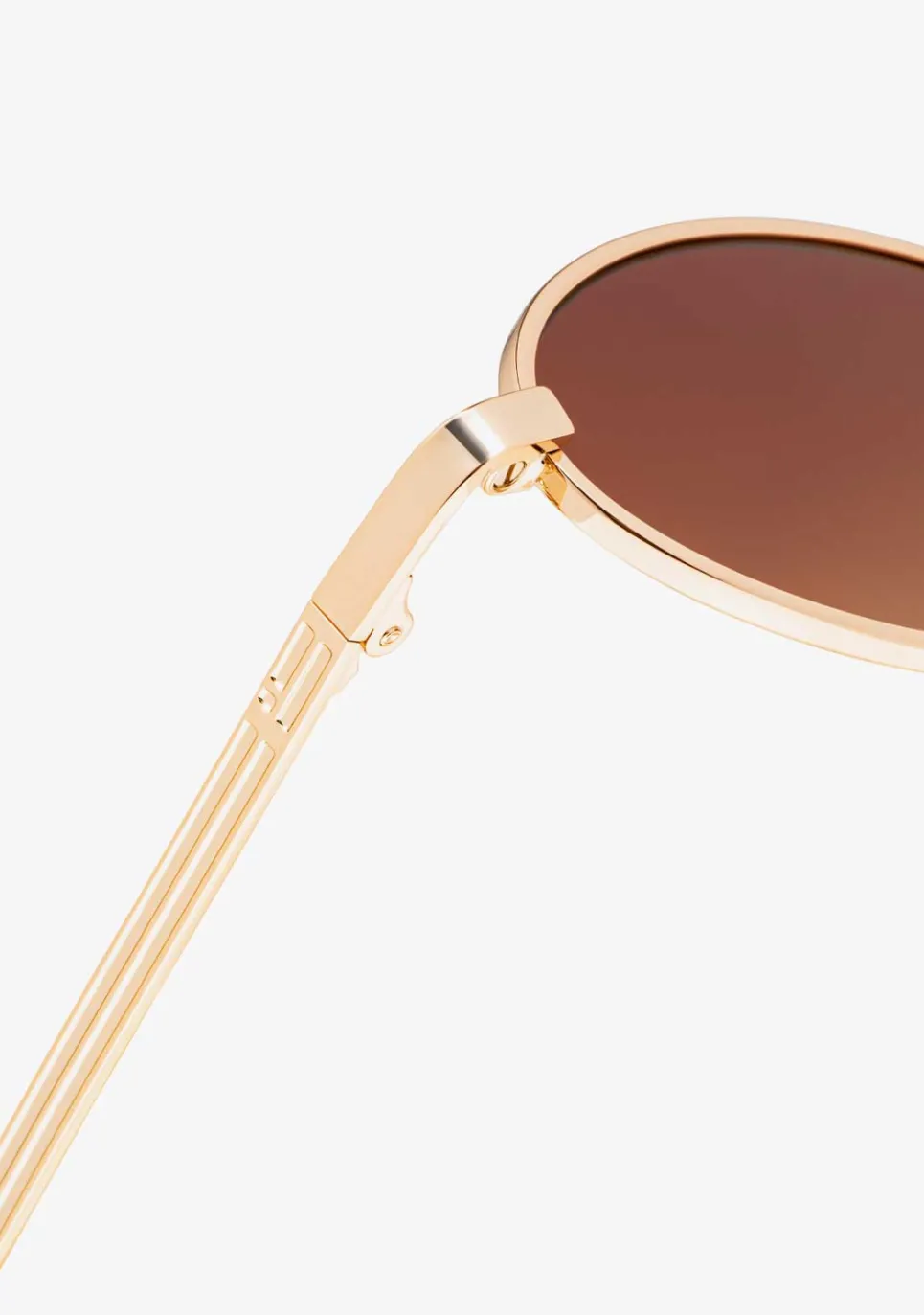 D.Franklin Oval Legacy Gold / Gradient Brown|Damen Ovale Sonnenbrillen|Ovale Sonnenbrillen