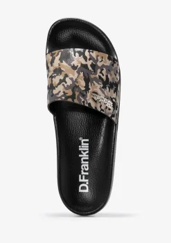 D.Franklin Pala Slide Camo Brown|Herren Sandalen