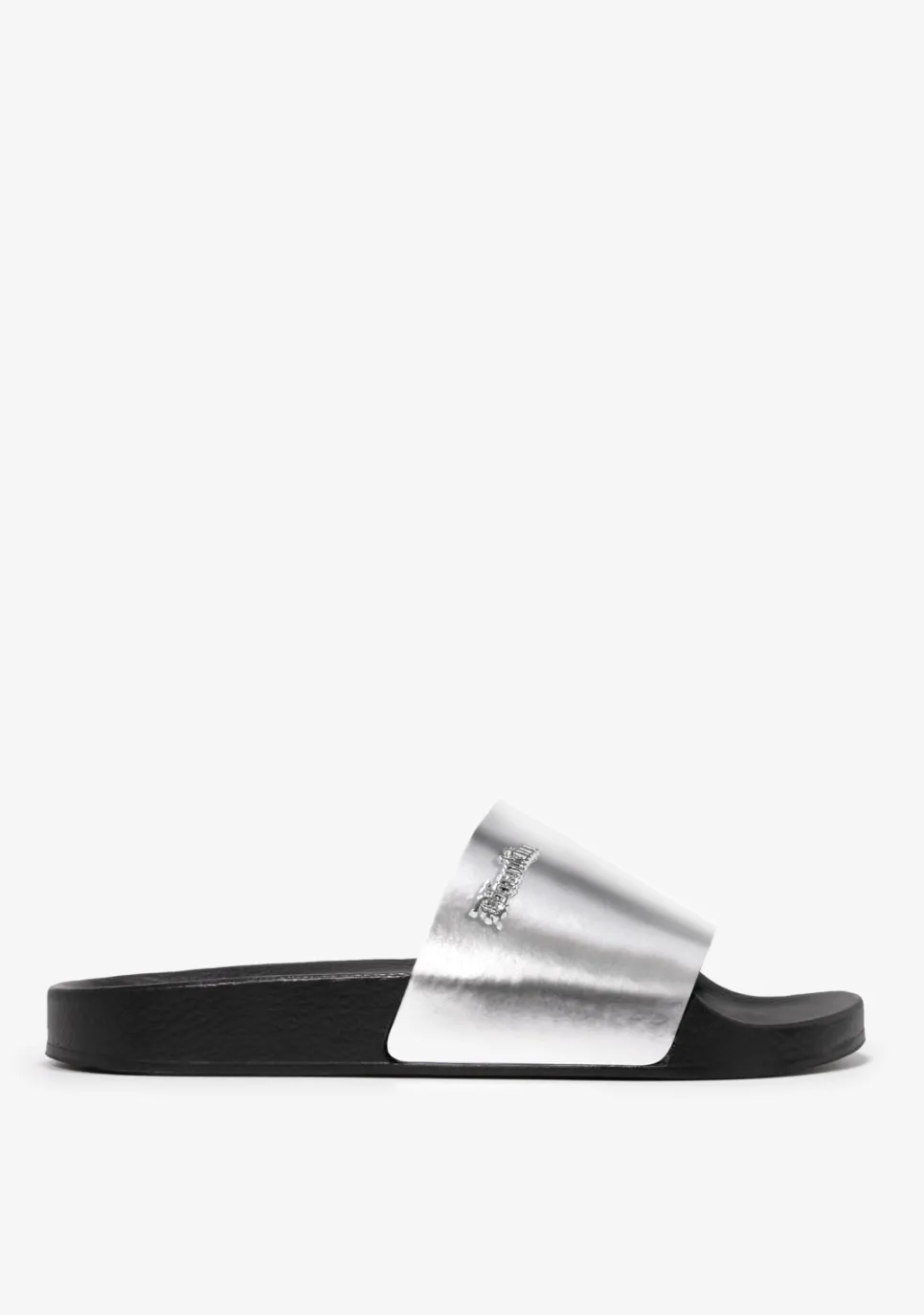 D.Franklin Pala Slide Mirror Silver|Damen Sandalen