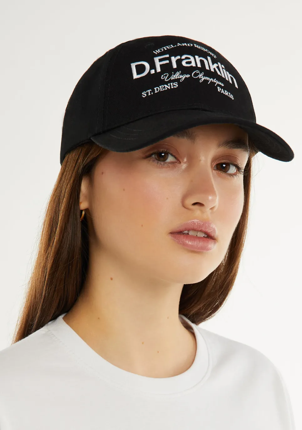 D.Franklin Paris St.Denis Cap Black|Damen Kappen|Kappen