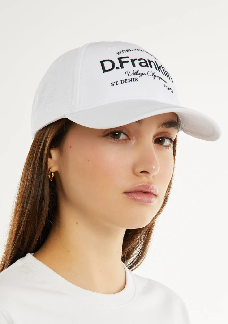 D.Franklin Paris St.Denis Cap White|Damen Kappen|Kappen