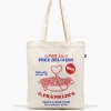 D.Franklin Pasta Lover Tote Bag Natural - Limited Edition|Damen Taschen
