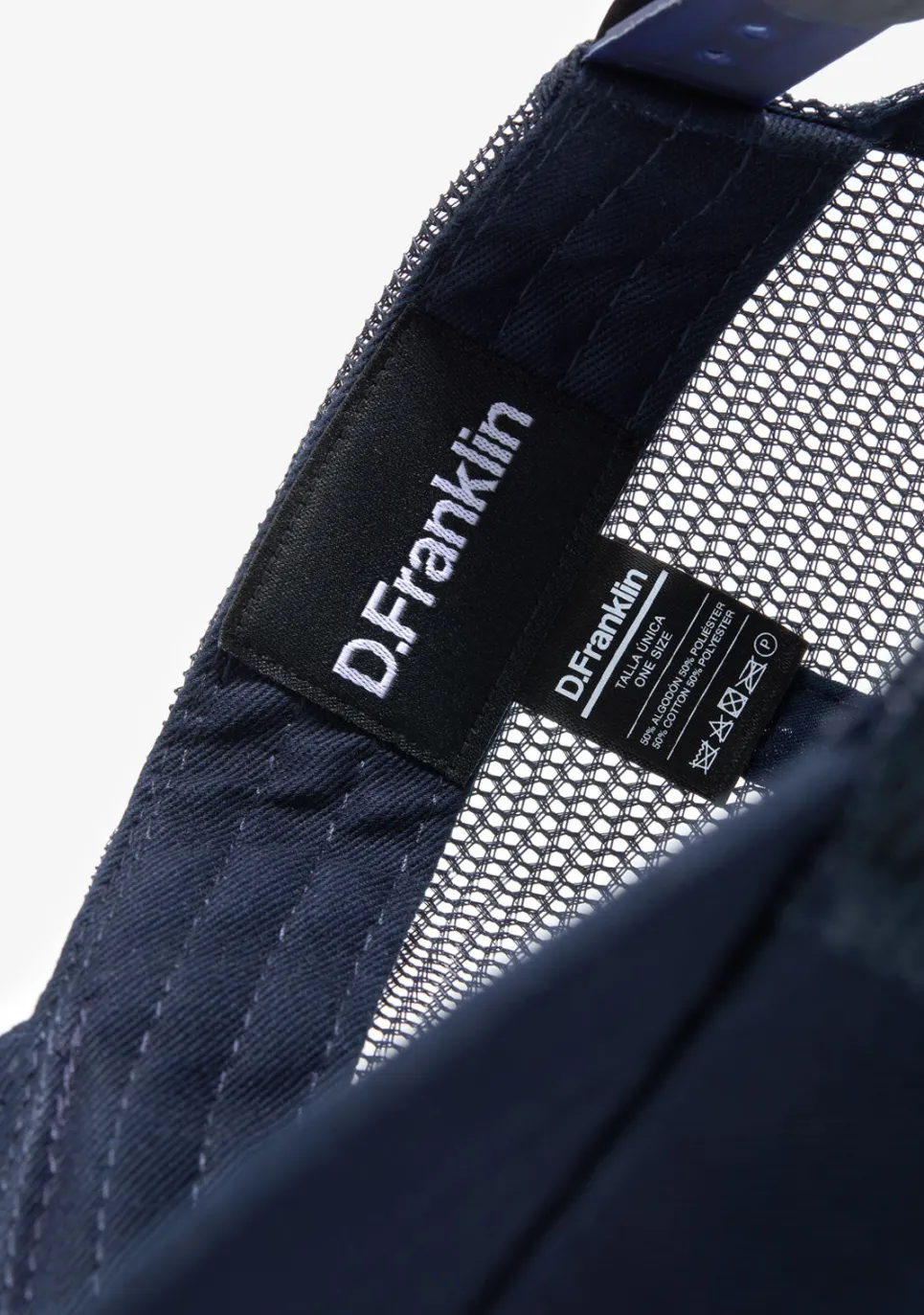 D.Franklin Patch Trucker Cap Navy|Damen Kappen|Kappen