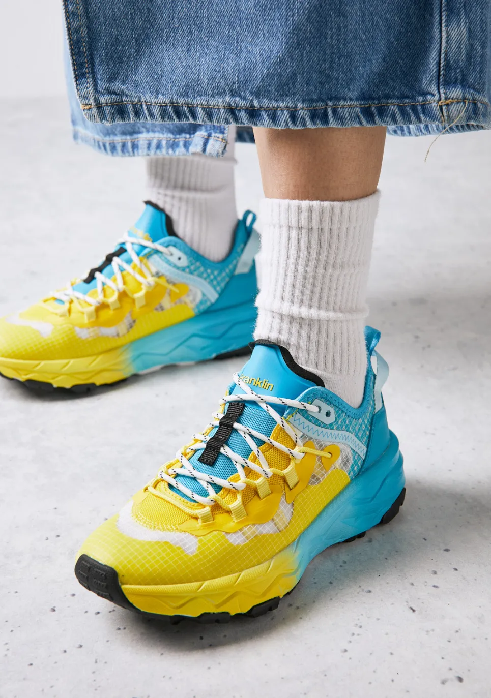 D.Franklin Peak Blue / Yellow|Damen Sneakers