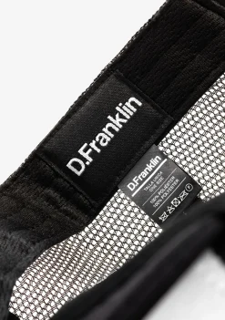 D.Franklin Puff Print Trucker Cap Black-White|Damen Kappen|Kappen