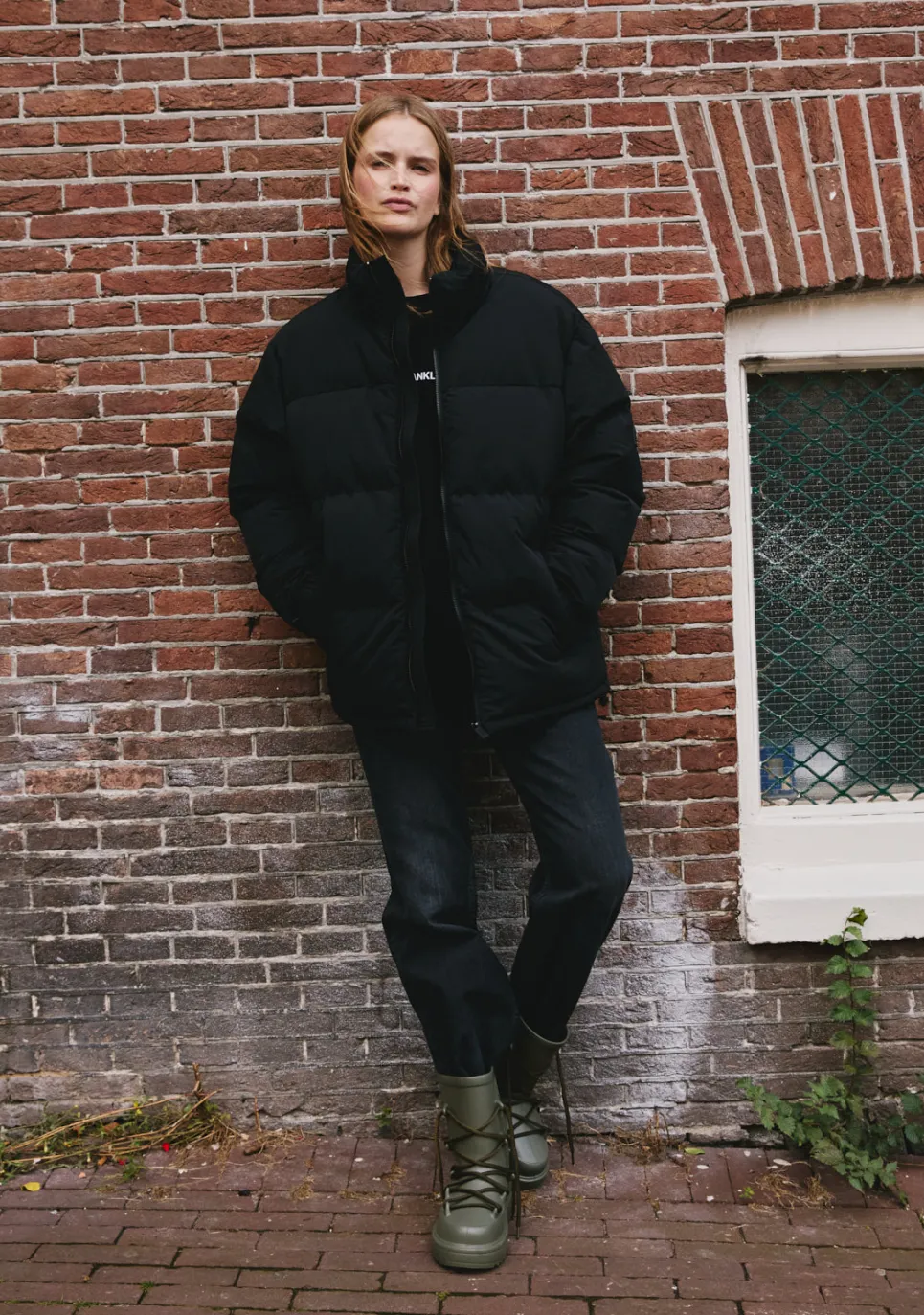 D.Franklin Puffer Jacket Black|Damen Jacken|Jacken