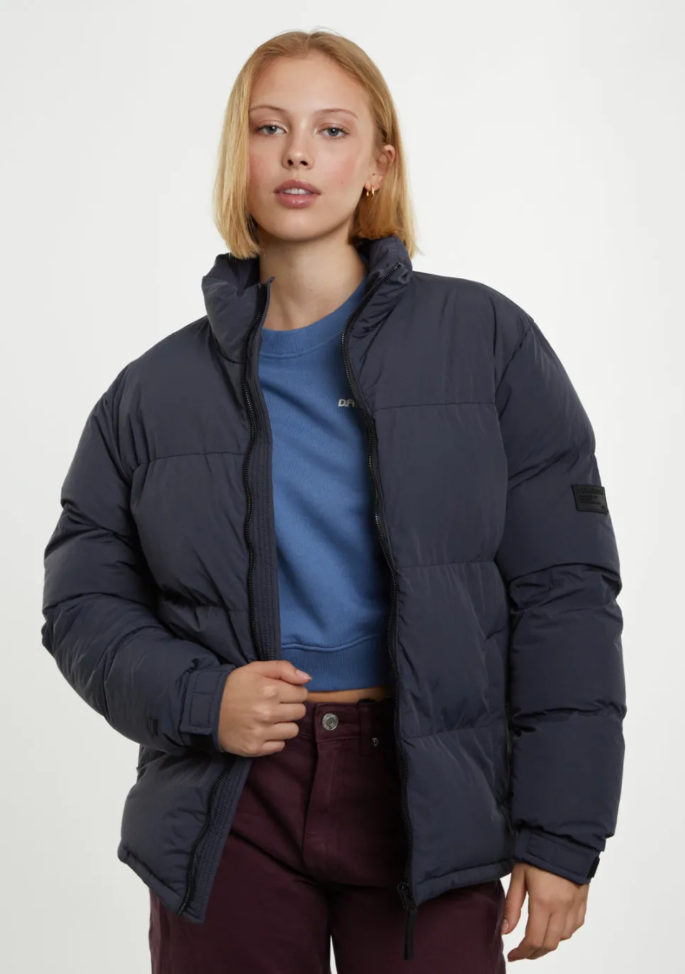 D.Franklin Puffer Jacket Navy|Damen Jacken|Jacken