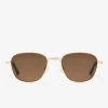 D.Franklin Quad Legacy Gold / Brown|Damen Eckige Sonnenbrillen|Eckige Sonnenbrillen
