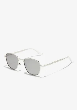 D.Franklin Quad Legacy Silver / Silver|Damen Eckige Sonnenbrillen|Eckige Sonnenbrillen