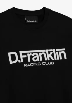 D.Franklin Racing Club Tee Black|Damen T-Shirts|T-Shirts