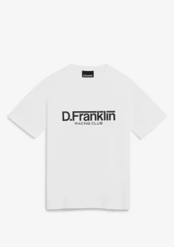 D.Franklin Racing Club Tee White|Damen T-Shirts|T-Shirts