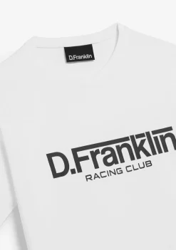 D.Franklin Racing Club Tee White|Damen T-Shirts|T-Shirts