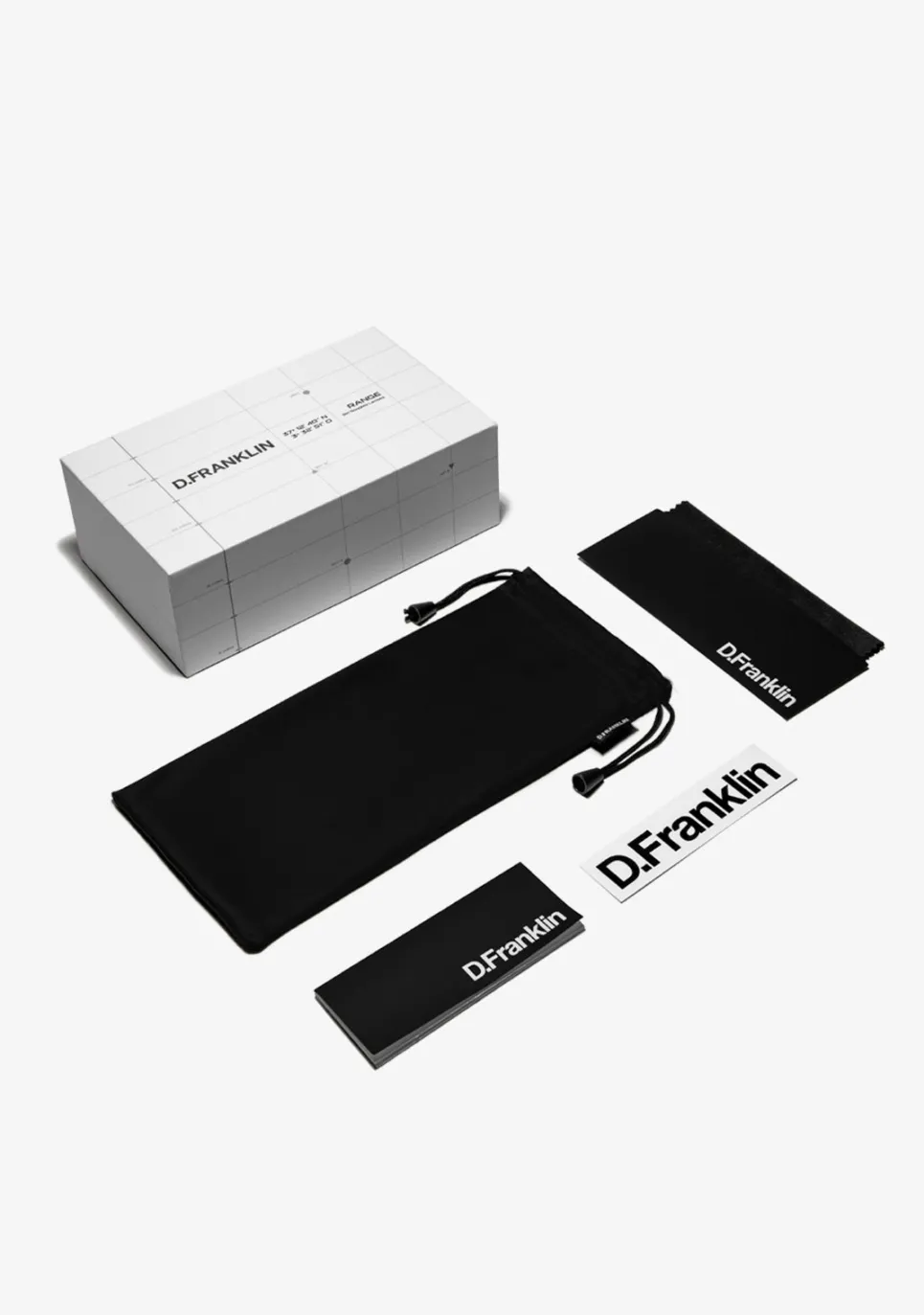 D.Franklin Range Extra Clip Silver|Damen Sport-Sonnenbrillen|Sport-Sonnenbrillen
