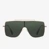 D.Franklin Raptor SQ Gold / G15|Damen Pilotenbrillen|Eckige Sonnenbrillen