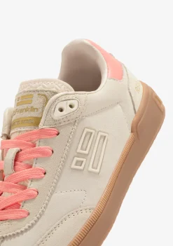 D.Franklin Rebel Basic Flag Beige|Damen Sneakers