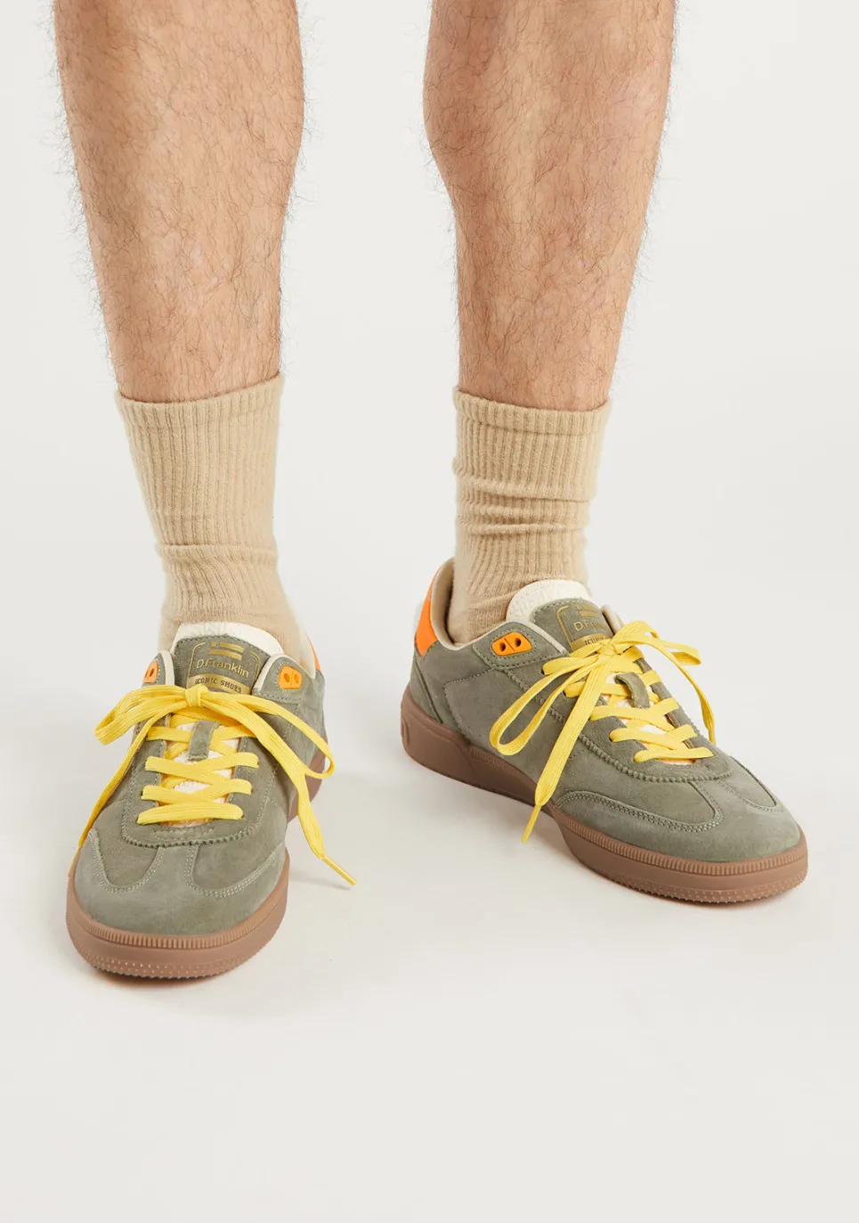 D.Franklin Rebel Basic Flag Khaki|Herren Sneakers