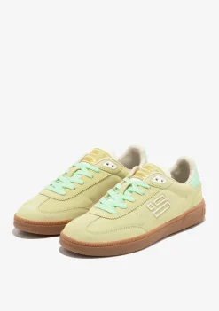 D.Franklin Rebel Basic Flag Lime|Damen Sneakers