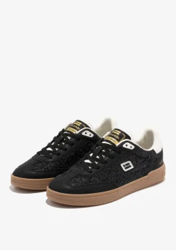 D.Franklin Rebel Glitter Black|Damen Sneakers