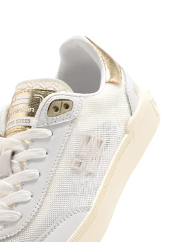 D.Franklin Rebel Mesh Flag White / Gold|Damen Sneakers