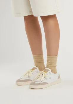 D.Franklin Rebel Micro Full White|Damen Sneakers|Sneakers