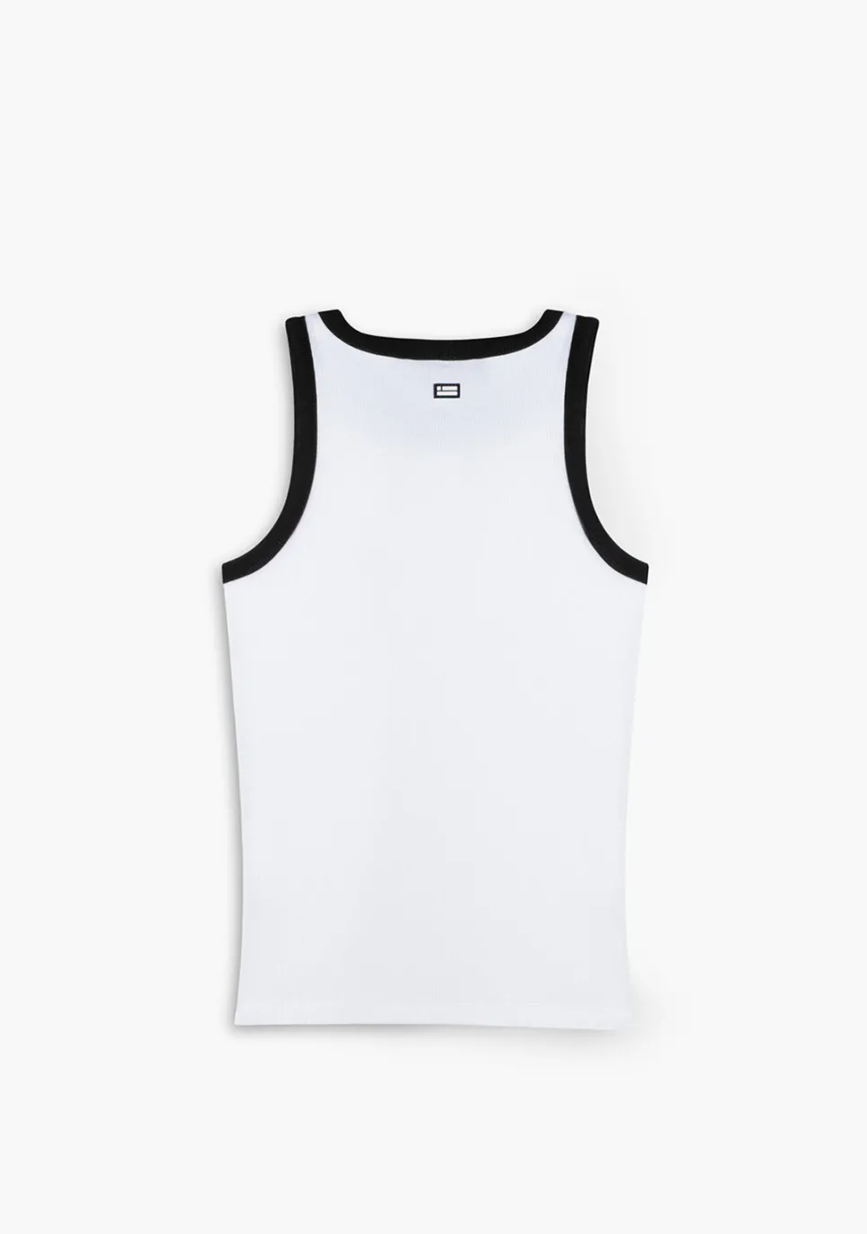 D.Franklin Rib Tank Top White / Black|Damen T-Shirts