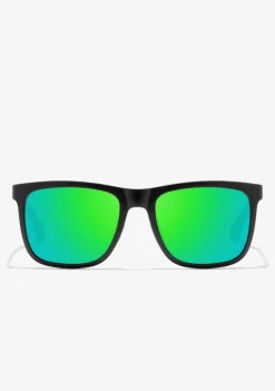 D.Franklin Rift Matte Black / Green Revo|Damen Sport-Sonnenbrillen|Eckige Sonnenbrillen