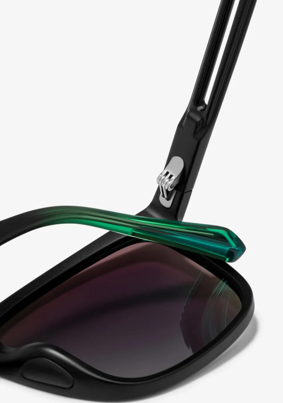 D.Franklin Rift Matte Black / Green Revo|Damen Sport-Sonnenbrillen|Eckige Sonnenbrillen