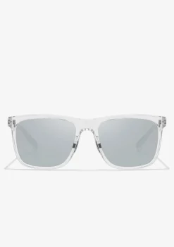 D.Franklin Rift Transperent / Silver|Damen Sport-Sonnenbrillen|Eckige Sonnenbrillen