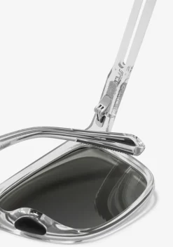 D.Franklin Rift Transperent / Silver|Damen Sport-Sonnenbrillen|Eckige Sonnenbrillen
