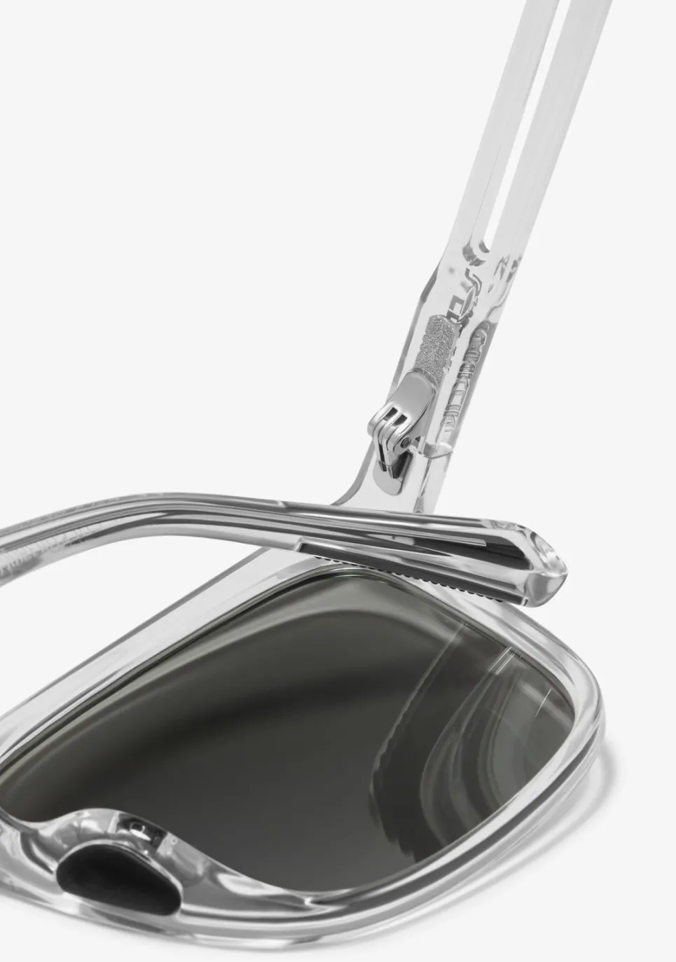 D.Franklin Rift Transperent / Silver|Damen Sport-Sonnenbrillen|Eckige Sonnenbrillen