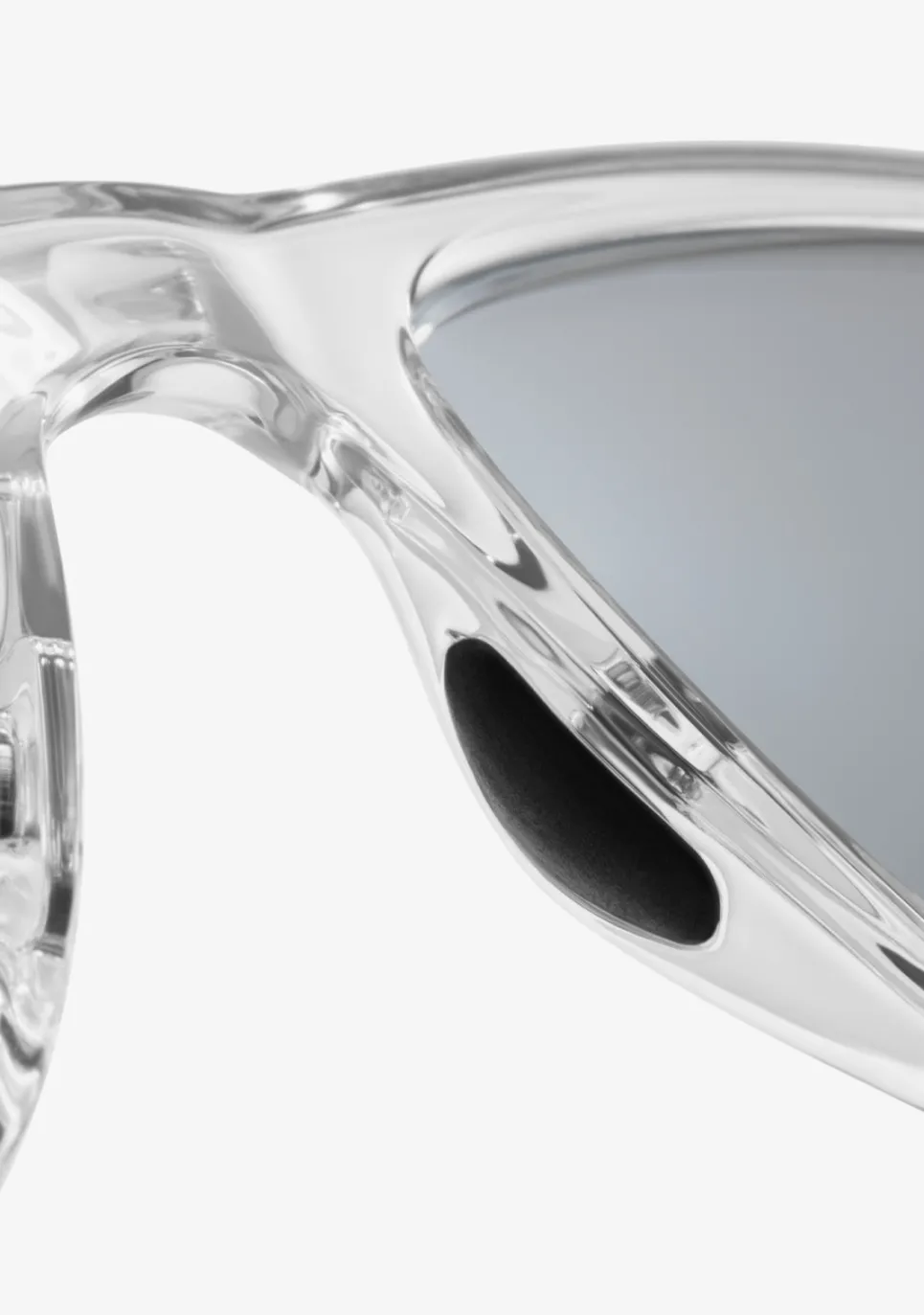D.Franklin Rift Transperent / Silver|Damen Sport-Sonnenbrillen|Eckige Sonnenbrillen