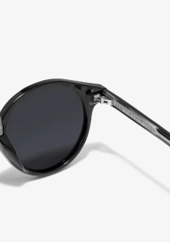 D.Franklin Roller Round V2 Full Black|Damen Runde Sonnenbrillen|Polarisierte Sonnenbrillen