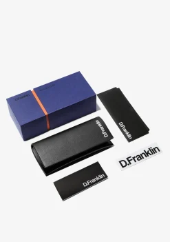 D.Franklin Roller TR90 Amber / Black|Damen Runde Sonnenbrillen|Runde Sonnenbrillen