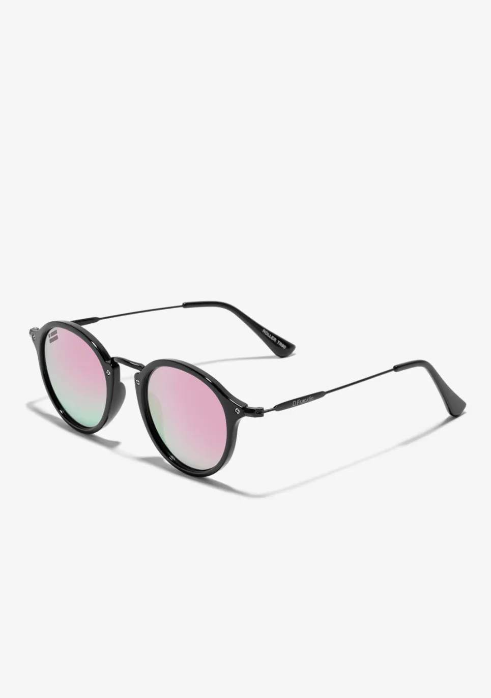 D.Franklin Roller TR90 Black / Pink|Damen Runde Sonnenbrillen