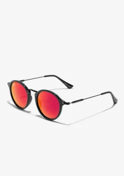 D.Franklin Roller TR90 Black / Red|Damen Runde Sonnenbrillen|Runde Sonnenbrillen