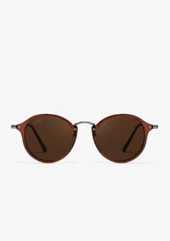D.Franklin Roller TR90 Trans / Brown|Damen Runde Sonnenbrillen|Runde Sonnenbrillen