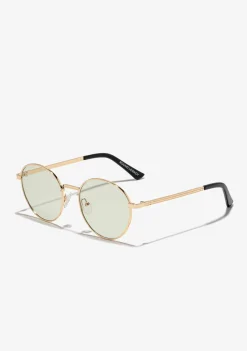 D.Franklin Round Legacy Gold / Photochromic Black|Damen Runde Sonnenbrillen|Runde Sonnenbrillen