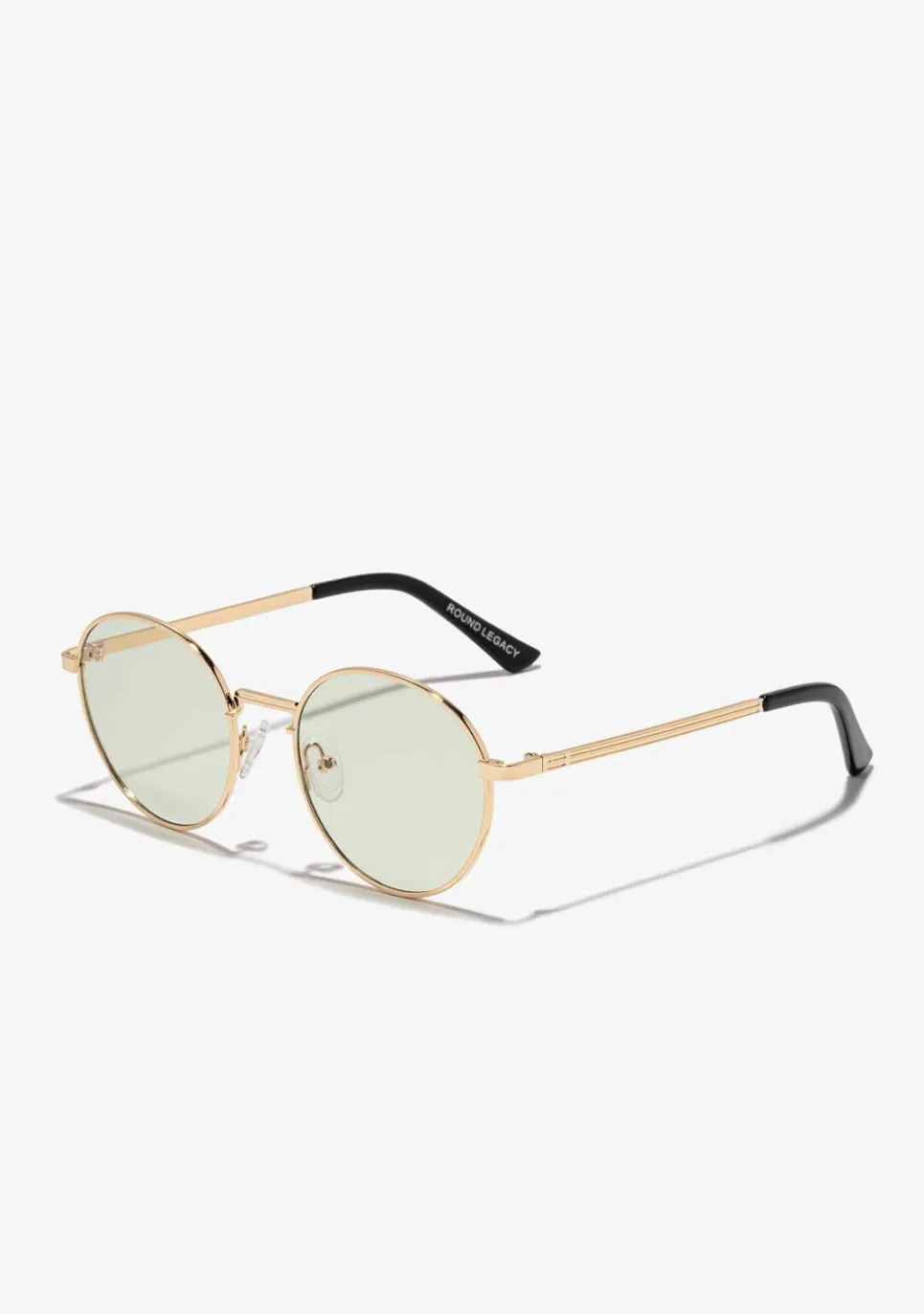D.Franklin Round Legacy Gold / Photochromic Black|Damen Runde Sonnenbrillen|Runde Sonnenbrillen