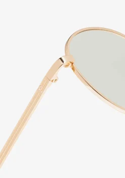 D.Franklin Round Legacy Gold / Photochromic Black|Damen Runde Sonnenbrillen|Runde Sonnenbrillen