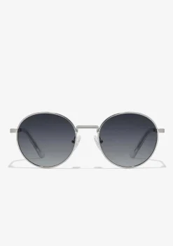D.Franklin Round Legacy Silver / Gradient Grey|Damen Runde Sonnenbrillen|Runde Sonnenbrillen