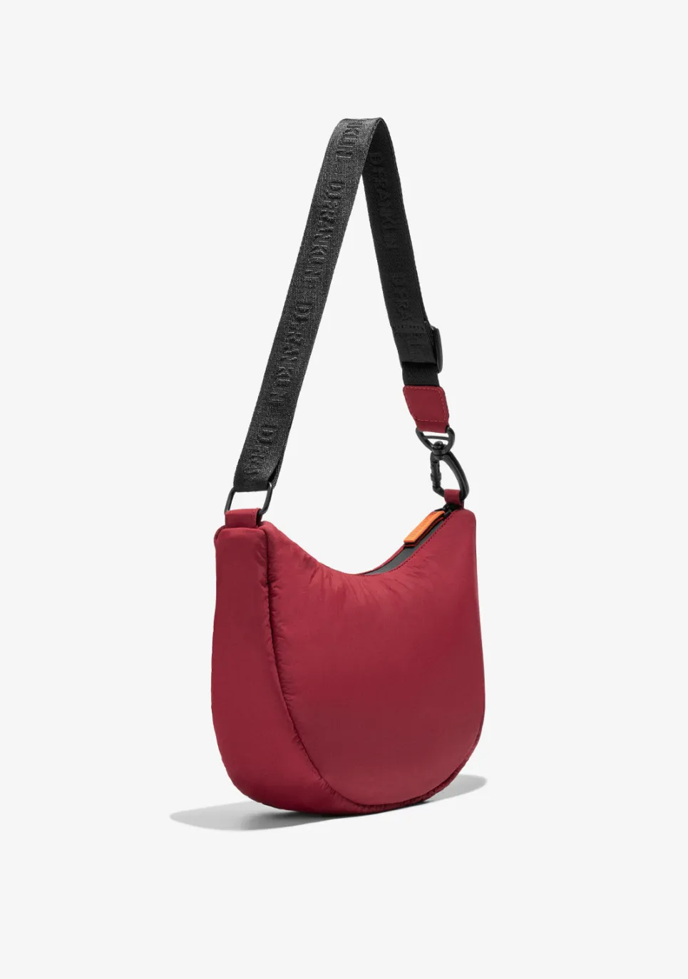 D.Franklin Round Nylon Crossbody Bag Red + Custom Set Orange|Damen Taschen