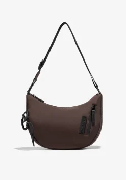 D.Franklin Round Nylon Crossbody Bag Brown|Damen Taschen