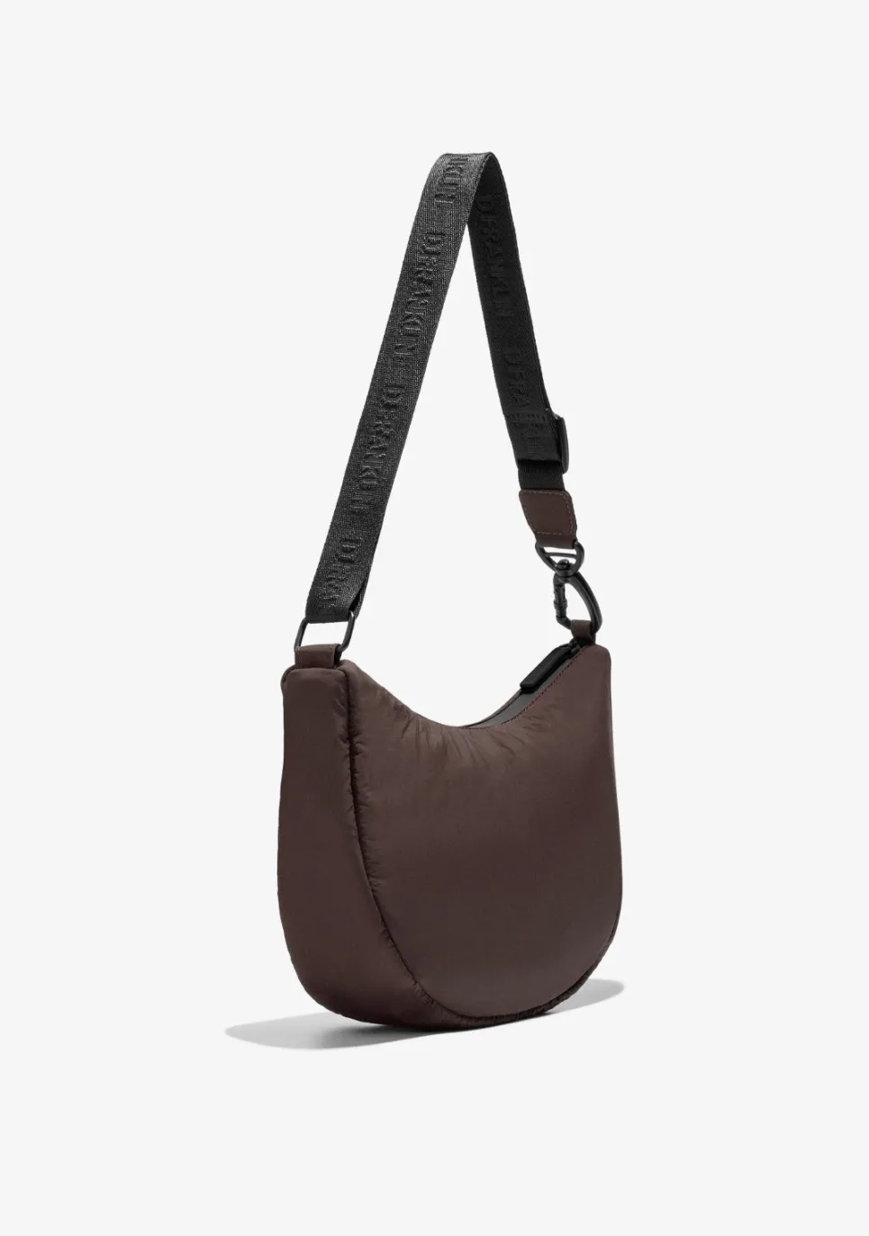 D.Franklin Round Nylon Crossbody Bag Brown|Damen Taschen